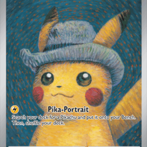 Pikachu SVP085 – Grey Felt Hat “Van Gogh” Promo