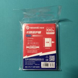 Henwei Clear Card Sleeves – 100 pcs