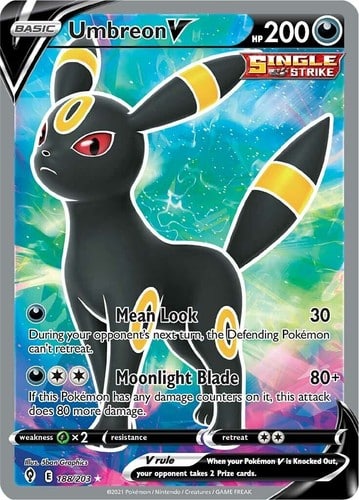 Umbreon V Chinese Card CS4a 151