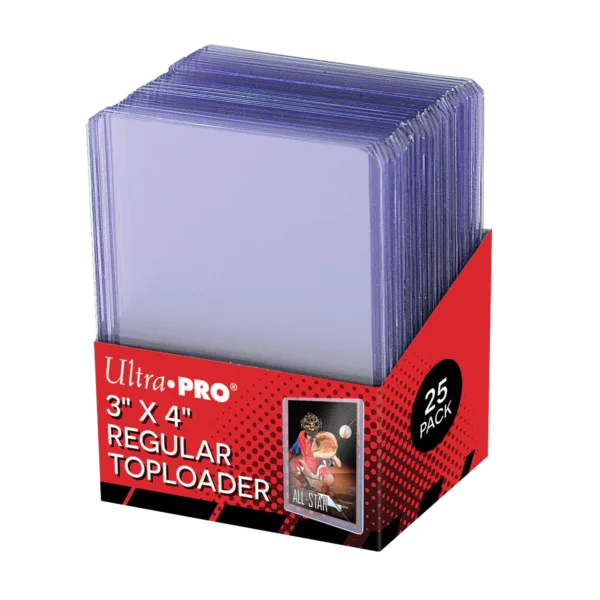 TOPLOADER® Sleeves (25ct) for Standard Size Cards 3″ x 4″ Clear Regular